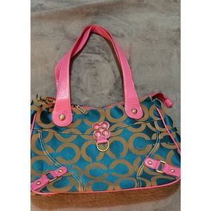 Vintage hot pink coach bag